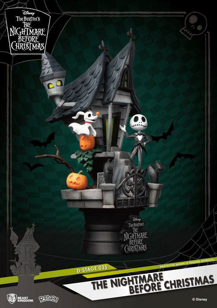 Nightmare before Christmas D-Stage PVC Diorama Jack's Haunted House 15 cm