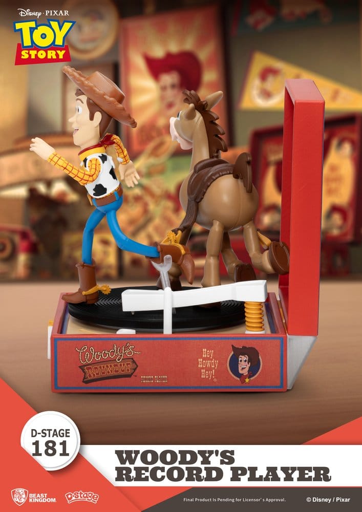 Toy Story Record Player Series PVC Figur Woody's Record Player 13 cm