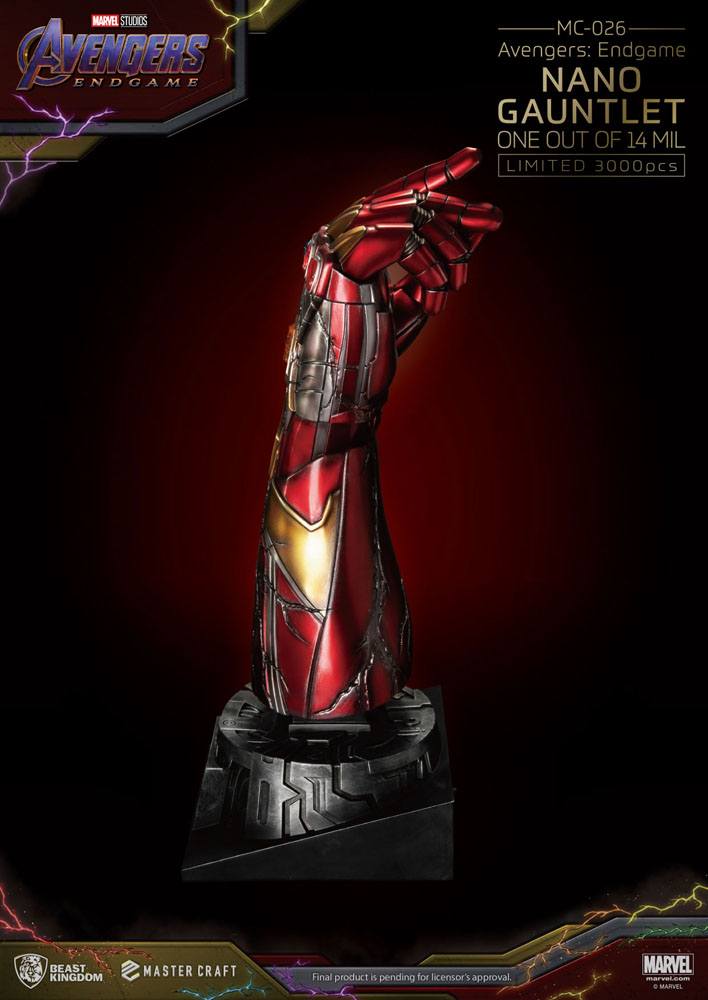 Avengers Endgame Master Craft Statue Nano Gauntlet 1/14000605 47 cm
