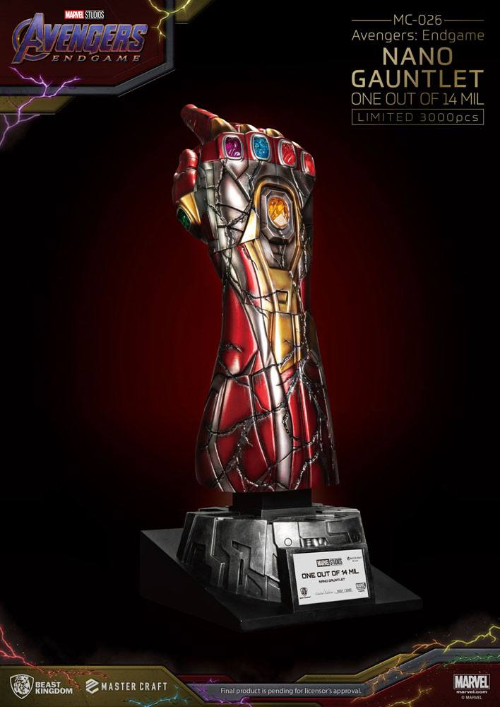 Avengers Endgame Master Craft Statue Nano Gauntlet 1/14000605 47 cm
