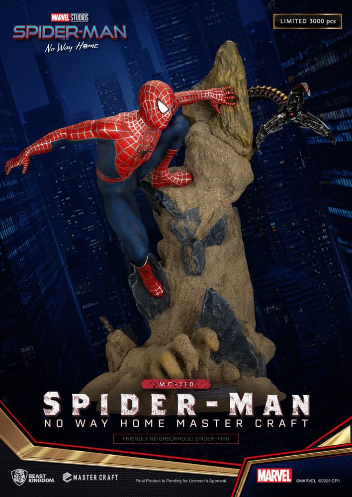 Spider-Man: No Way Home Master Craft Statue Friendly Neighborhood Spider-Man 36 cm