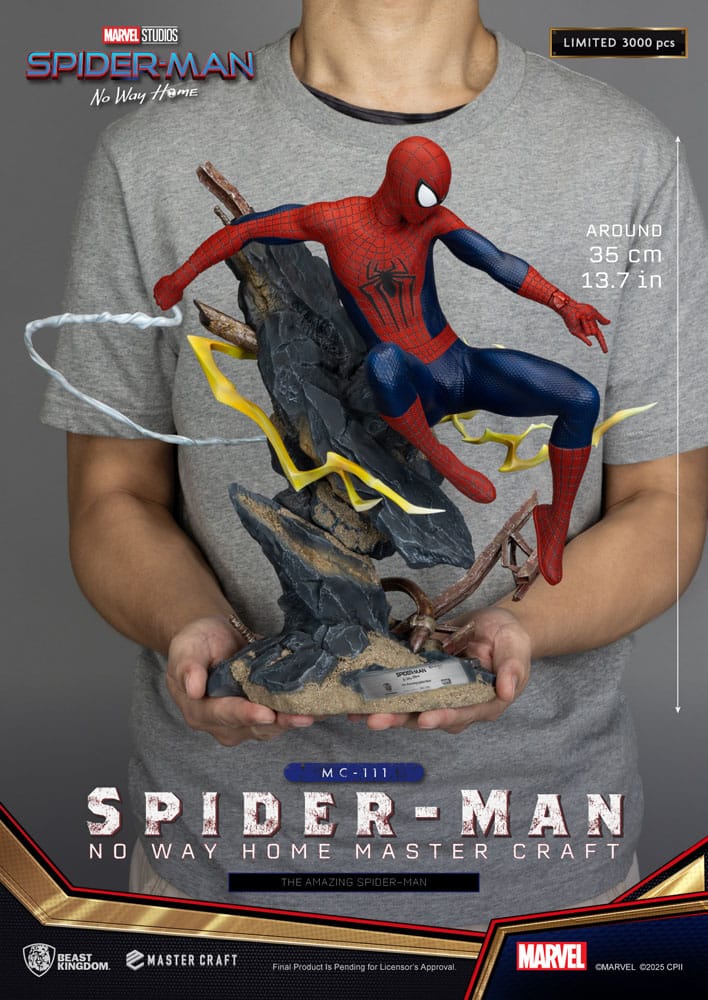 Spider-Man: No Way Home Master Craft Statue The Amazing Spider-Man 35 cm