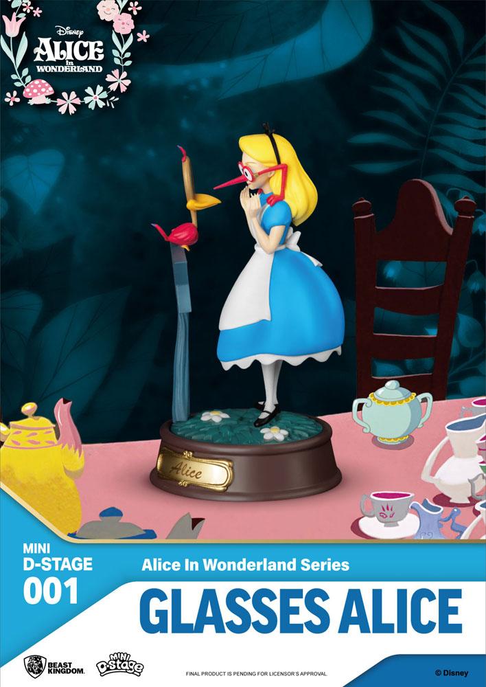 Alice im Wunderland Mini Diorama Stage Statuen 6-er Pack 10 cm