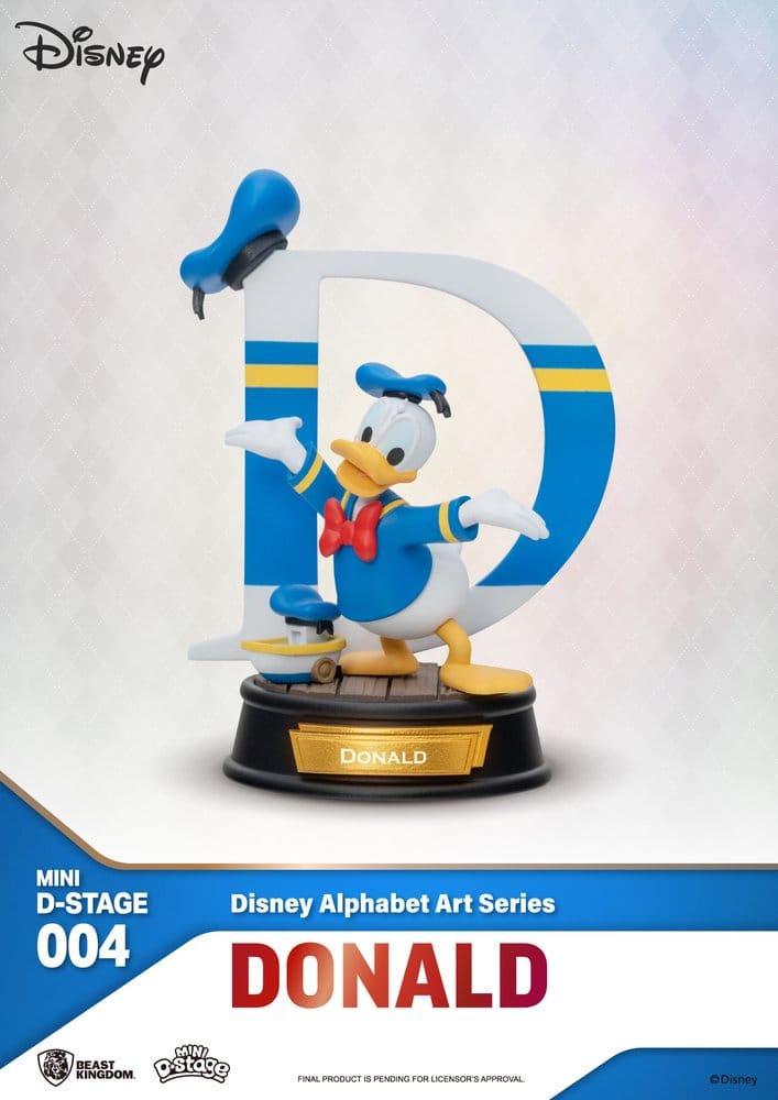 Disney Mini Diorama Stage Statuen 6-er Pack Alphabet Art 10 cm