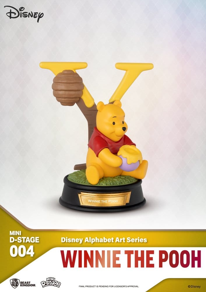 Disney Mini Diorama Stage Statuen 6-er Pack Alphabet Art 10 cm