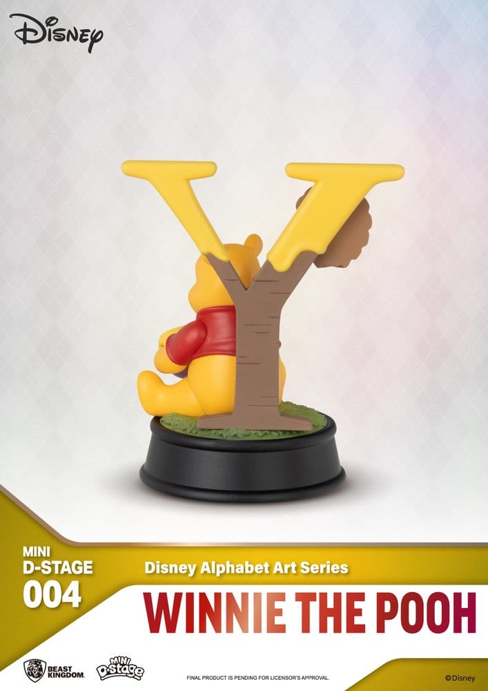 Disney Mini Diorama Stage Statuen 6-er Pack Alphabet Art 10 cm