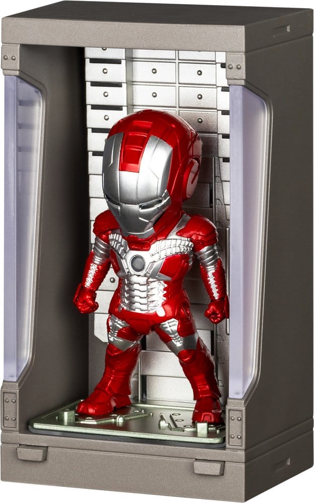 Marvel Mini Egg Minifiguren Iron Man Hall of Armor Blind Box Sortiment (6) 8 cm