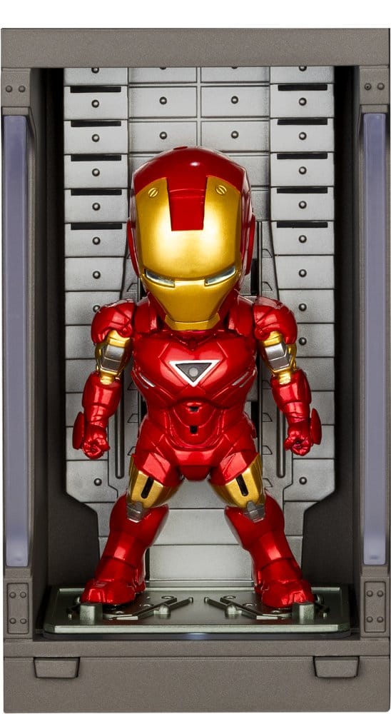 Marvel Mini Egg Minifiguren Iron Man Hall of Armor Blind Box Sortiment (6) 8 cm