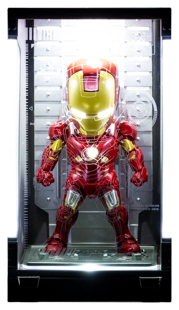 Marvel Mini Egg Minifiguren Iron Man Hall of Armor Blind Box Sortiment (6) 8 cm