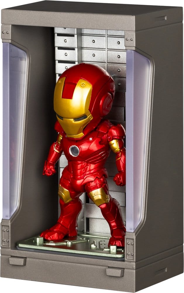 Marvel Mini Egg Minifiguren Iron Man Hall of Armor Blind Box Sortiment (6) 8 cm