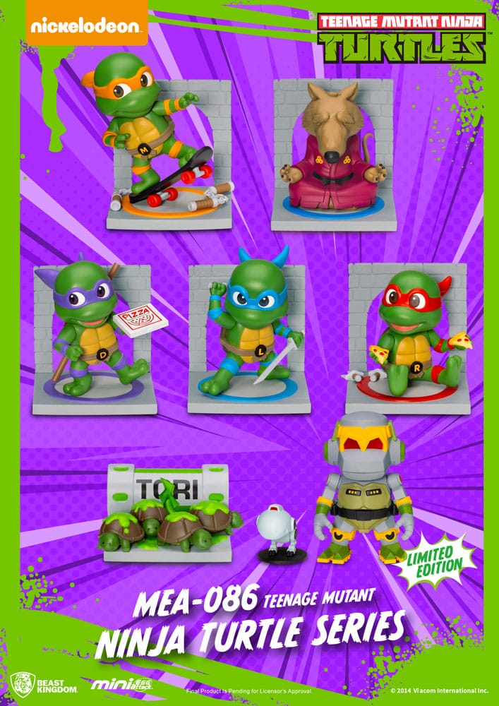 Teenage Mutant Ninja Turtles Mini Egg Attack Blind Box Figuren Series Sortiment 12 cm (6)