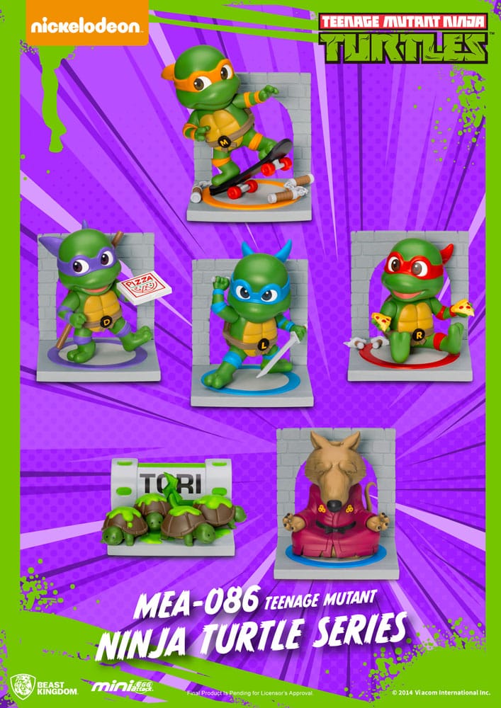 Teenage Mutant Ninja Turtles Mini Egg Attack Blind Box Figuren Series Sortiment 12 cm (6)