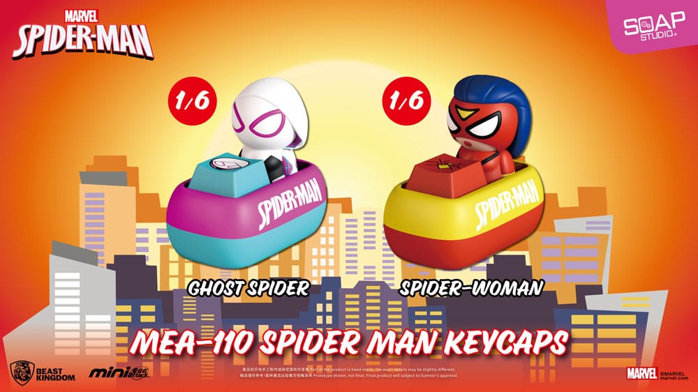 Spider Man Mini Egg Attack Blind Box Figuren keycaps Sortiment 5 cm (6)