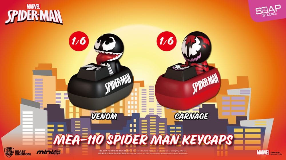 Spider Man Mini Egg Attack Blind Box Figuren keycaps Sortiment 5 cm (6)