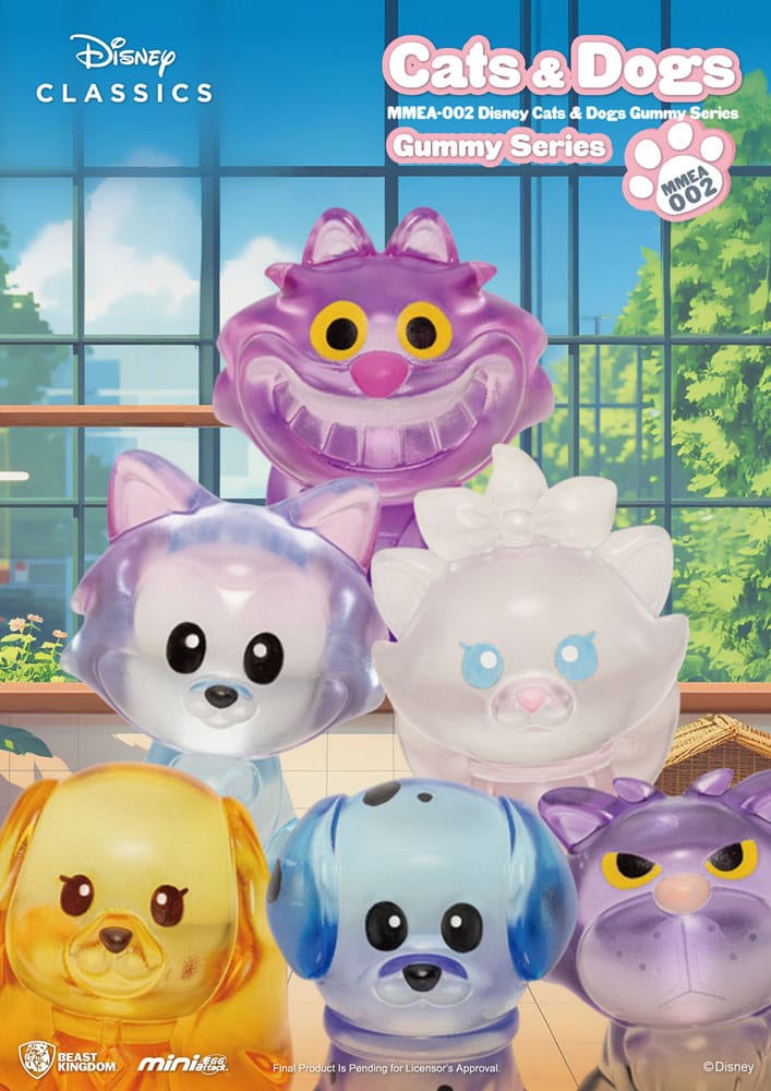 Disney Cats & Dogs Mini Egg Attack Blind Box Figuren Gummy Series Sortiment 3 cm (24)