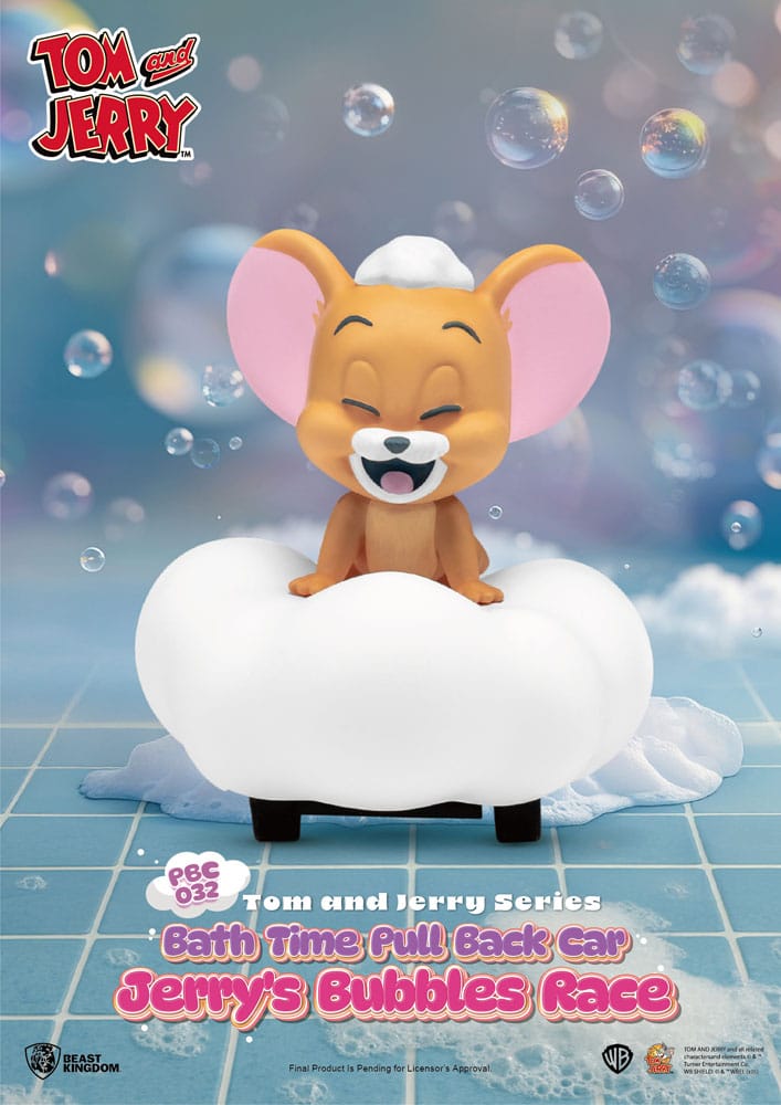 Tom & Jerry Pull Back Car Series Rückzug-Autos Bath Time Blind Box 6er-Pack