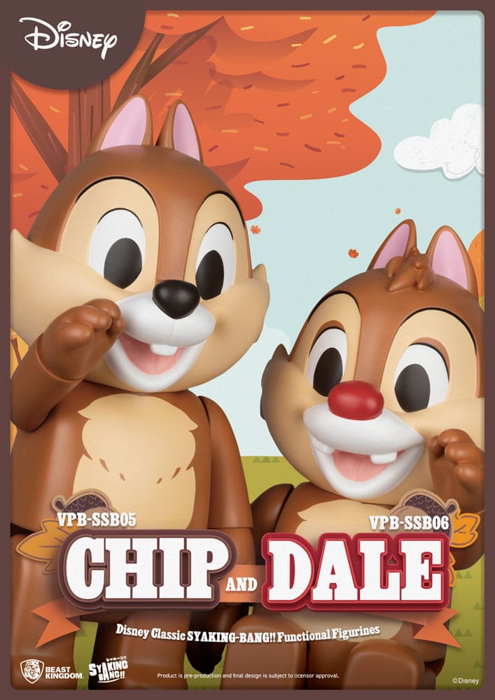 Disney: Classic Chip 'n' Dale Syaking Bang PVC Figur Chip 33 cm
