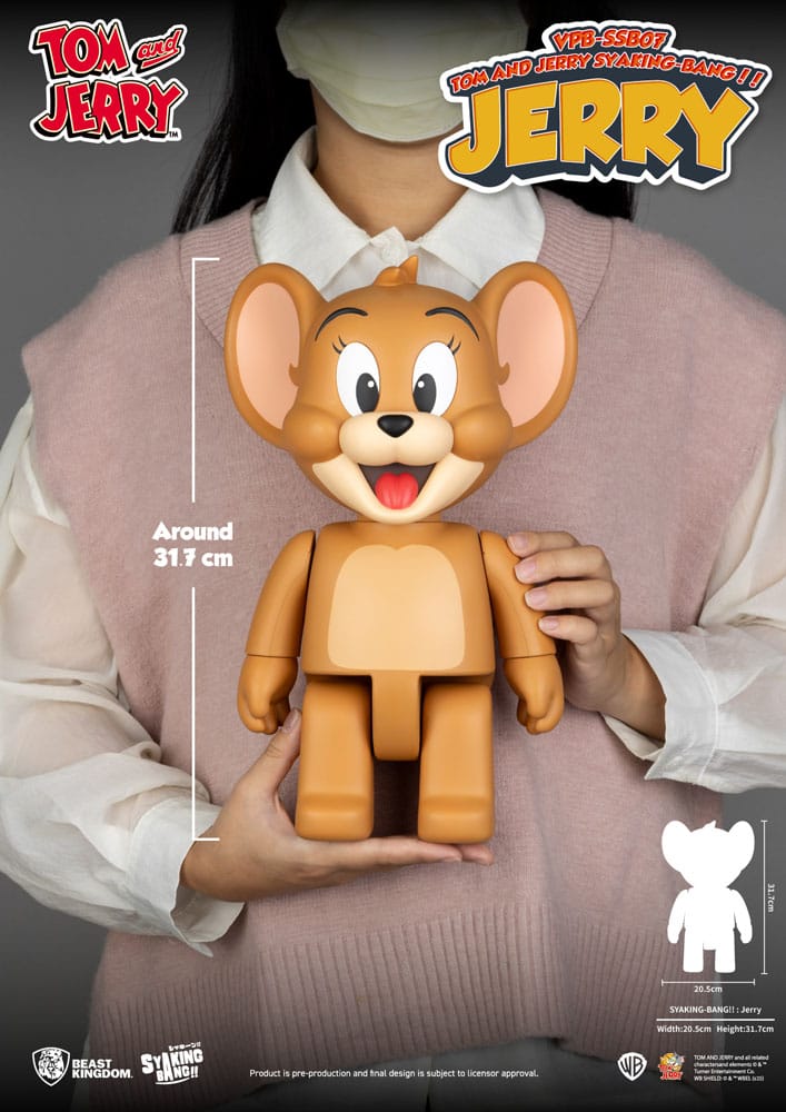 Tom & Jerry Syaking Bang PVC Figur Jerry 30 cm