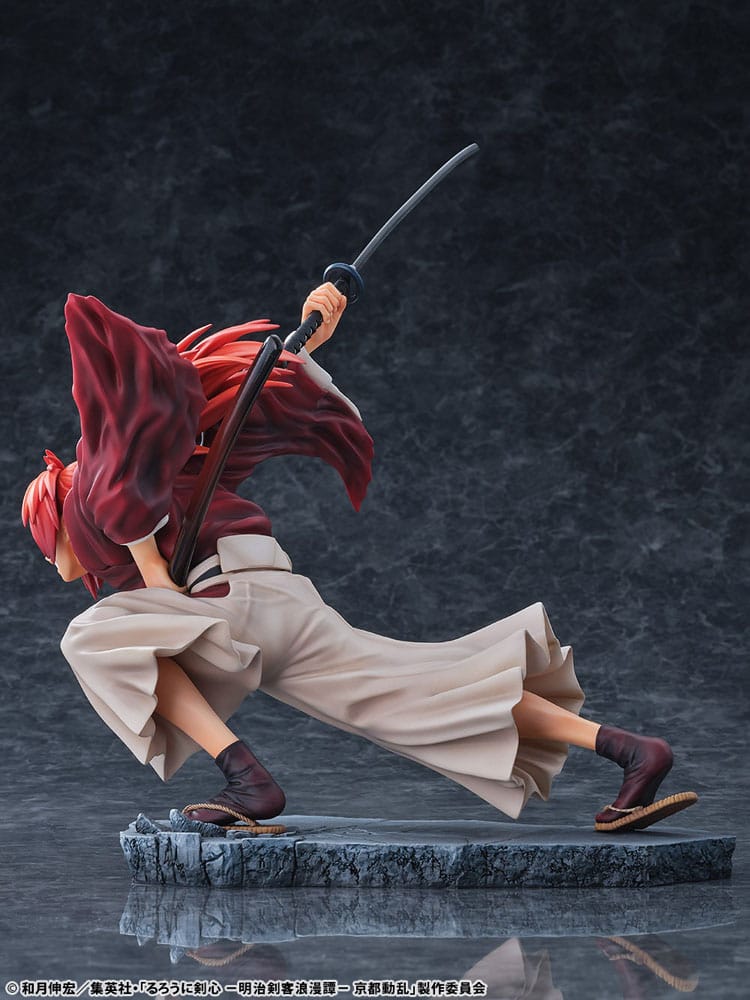 Rurouni Kenshin: Meiji Kenkaku Romantan Kyoto Douran PVC Statue 1/6 Kenshin Himura Amakakeruryuunohirameki Ver. 26 cm