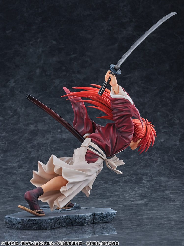 Rurouni Kenshin: Meiji Kenkaku Romantan Kyoto Douran PVC Statue 1/6 Kenshin Himura Amakakeruryuunohirameki Ver. 26 cm