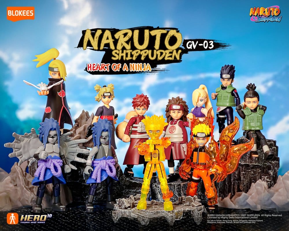 Naruto Blokees Plastic Model Kit GV03 Blind Box Display (9)