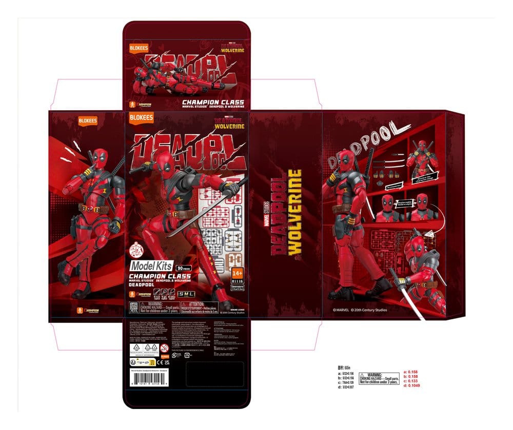 Marvel Blokees Bausatz Deadpool