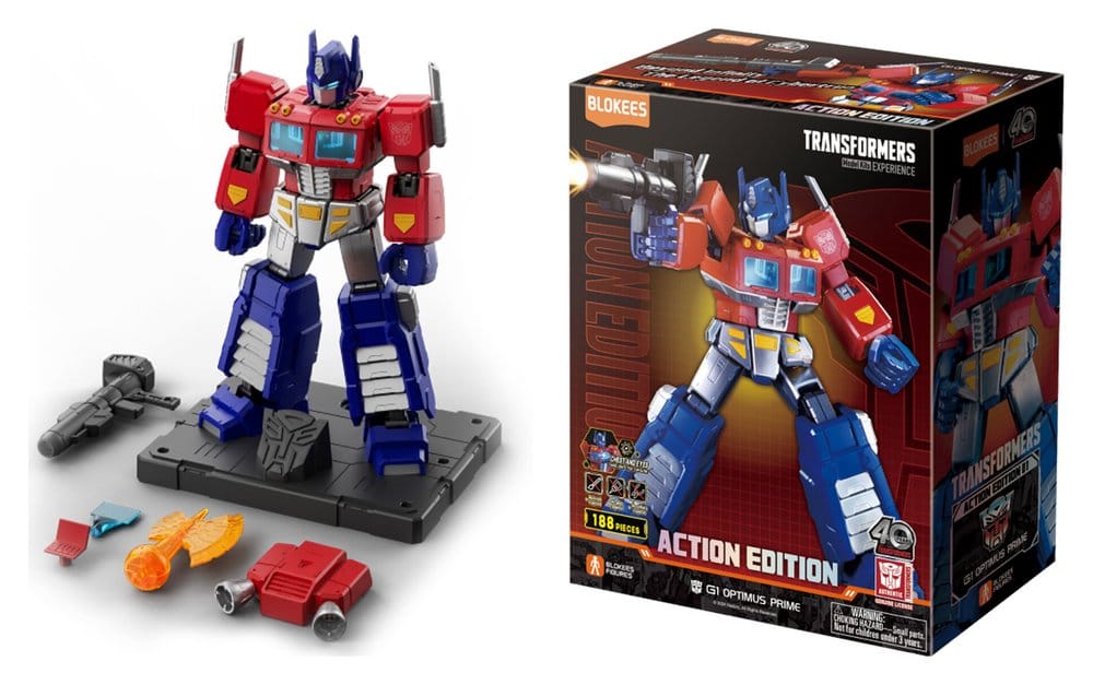 Transformers G1 Blokees Plastic Model Kit Optimus Prime