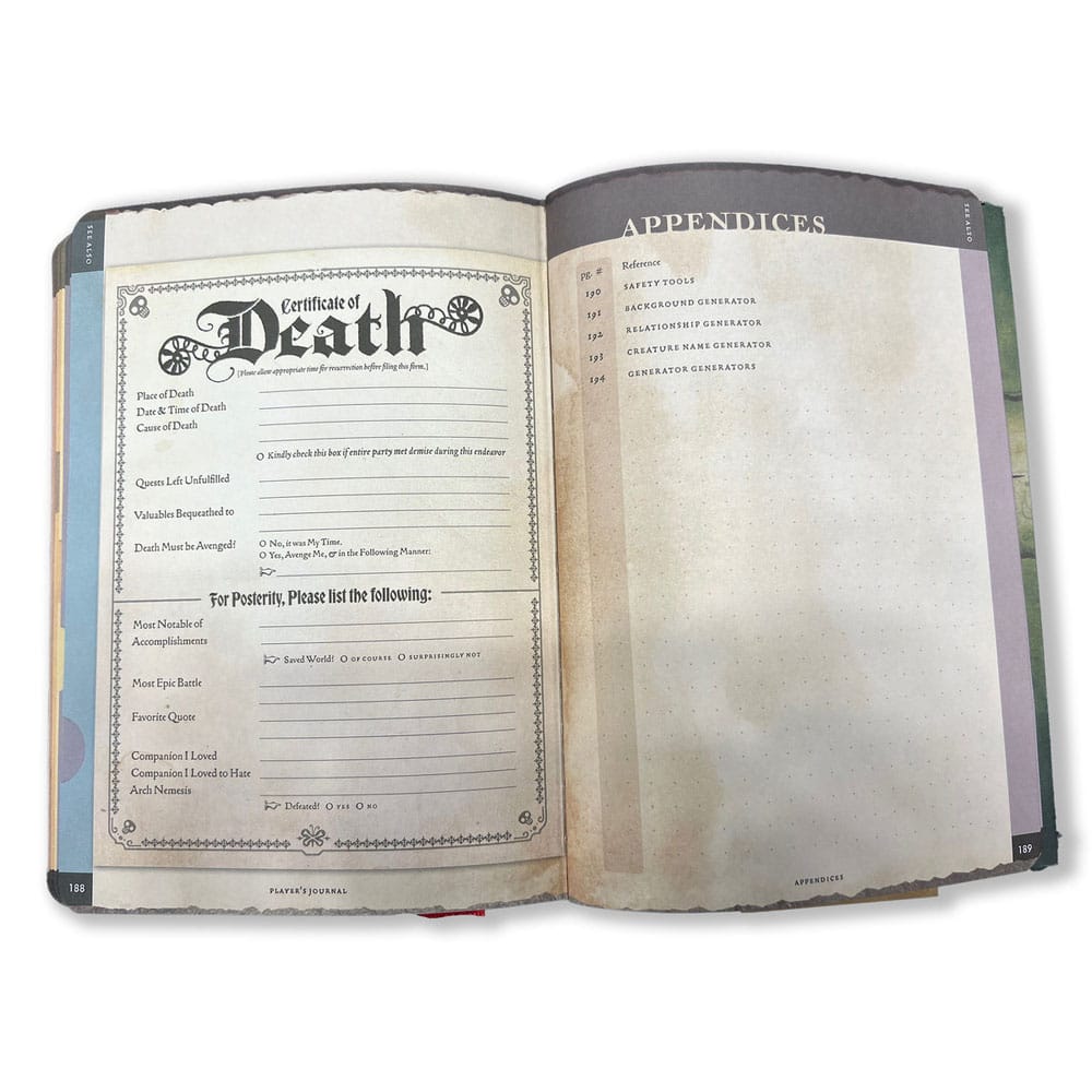 Notizbuch A5 Player's Journal Sage Green Shield