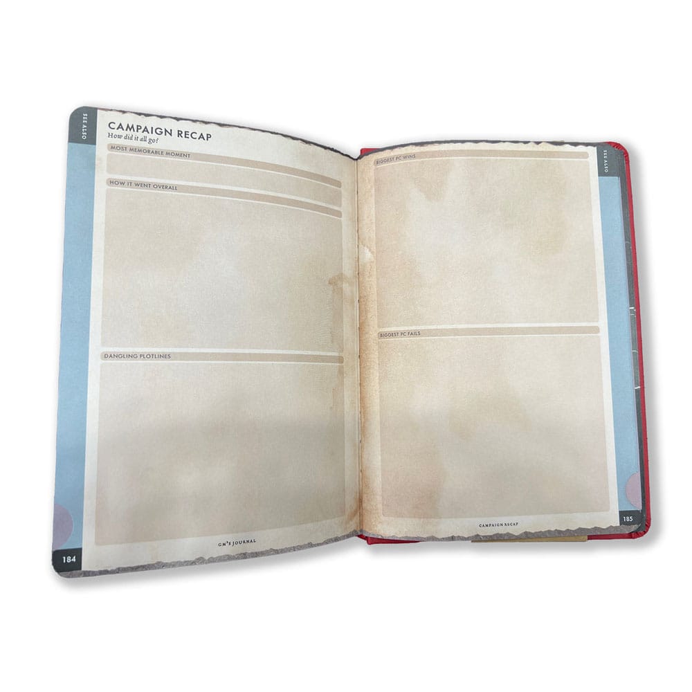 Notizbuch A5 Gamemaster's Journal Orange Portal