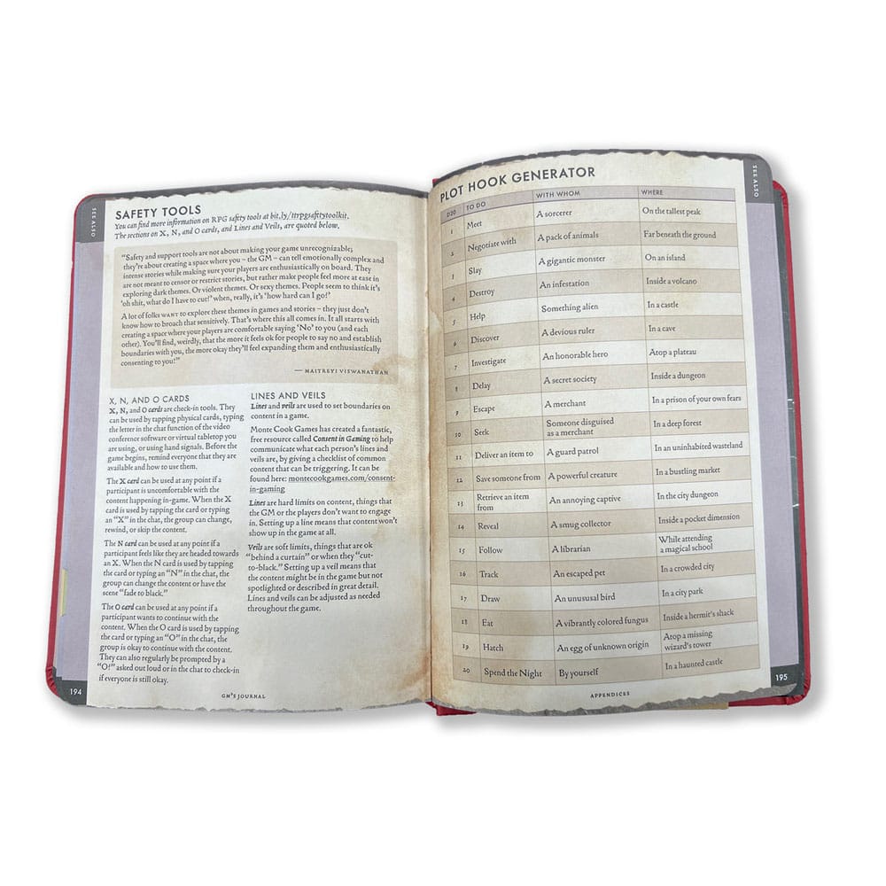 Notizbuch A5 Gamemaster's Journal Orange Portal