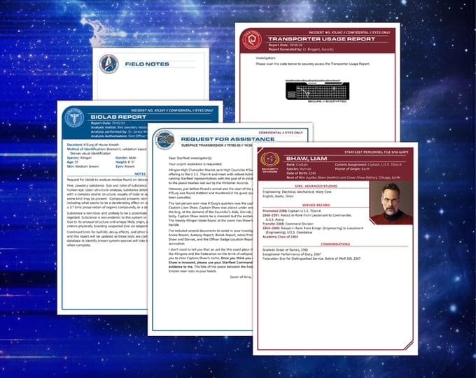 Star Trek: Picard Murder Mystery Game Murder on the Titan-A *Englische Version*