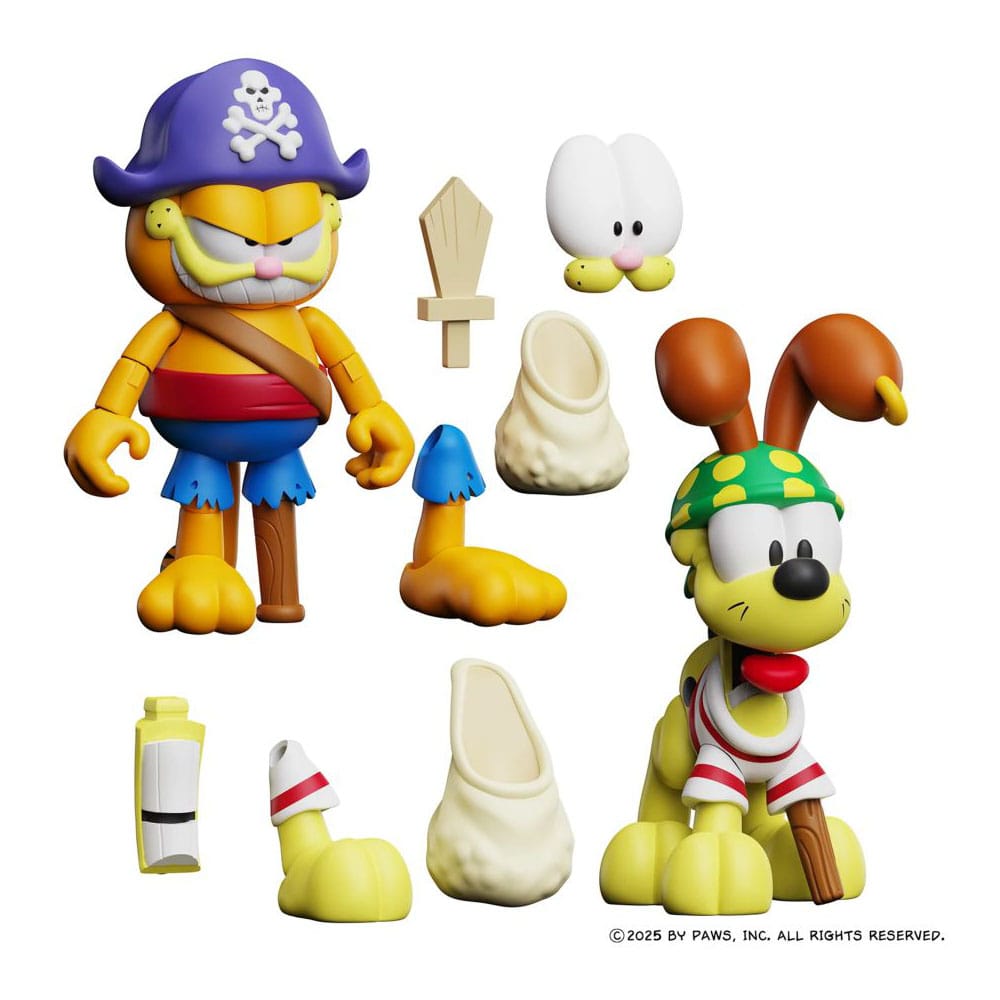 Garfield Actionfiguren 2er-Pack Pirate Garfield and Pirate Odie