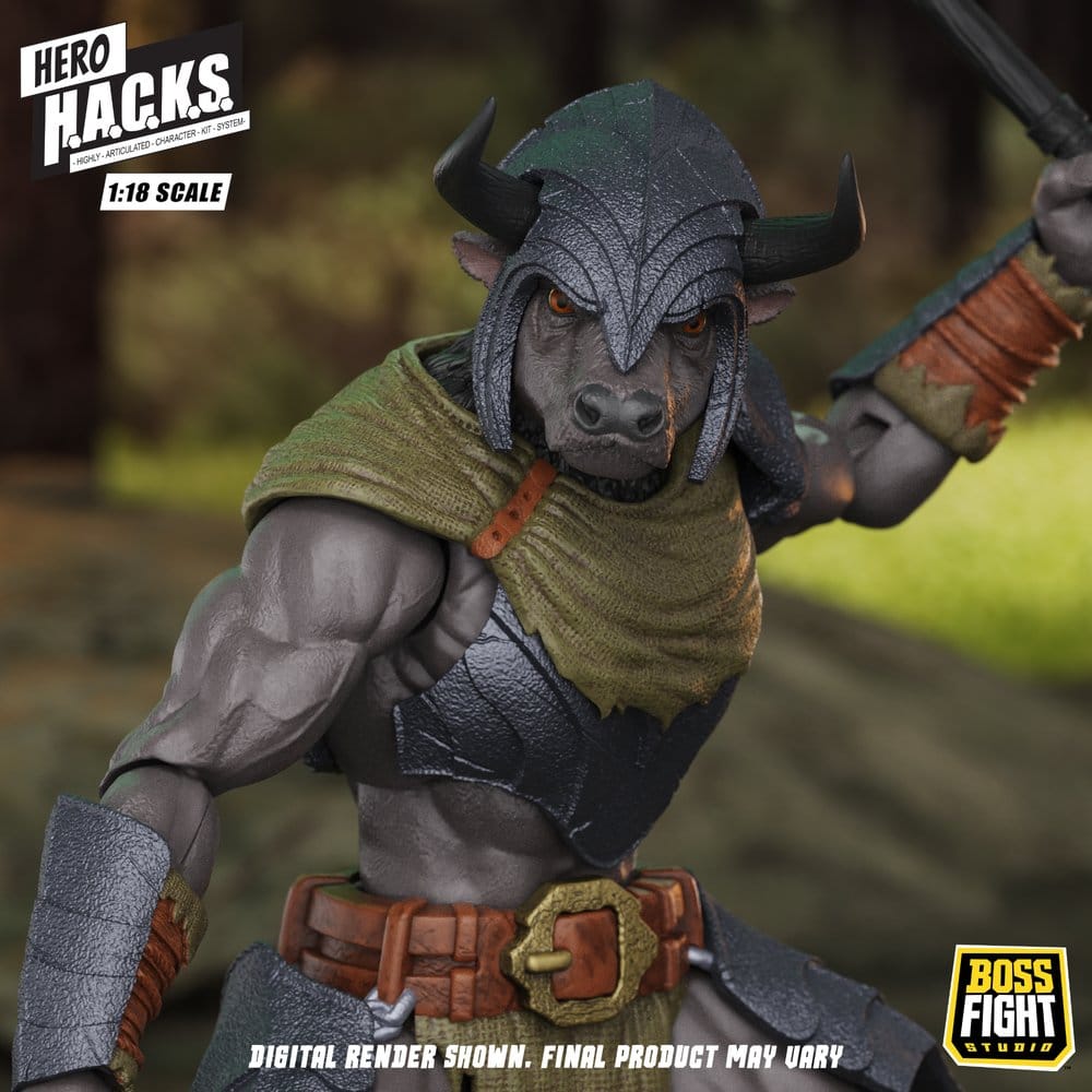 Hero H.A.C.K.S. Core Actionfigur 1/18 Heroes and Villains Wave 1 Minos Auroxos: Labyrinthian Warrior