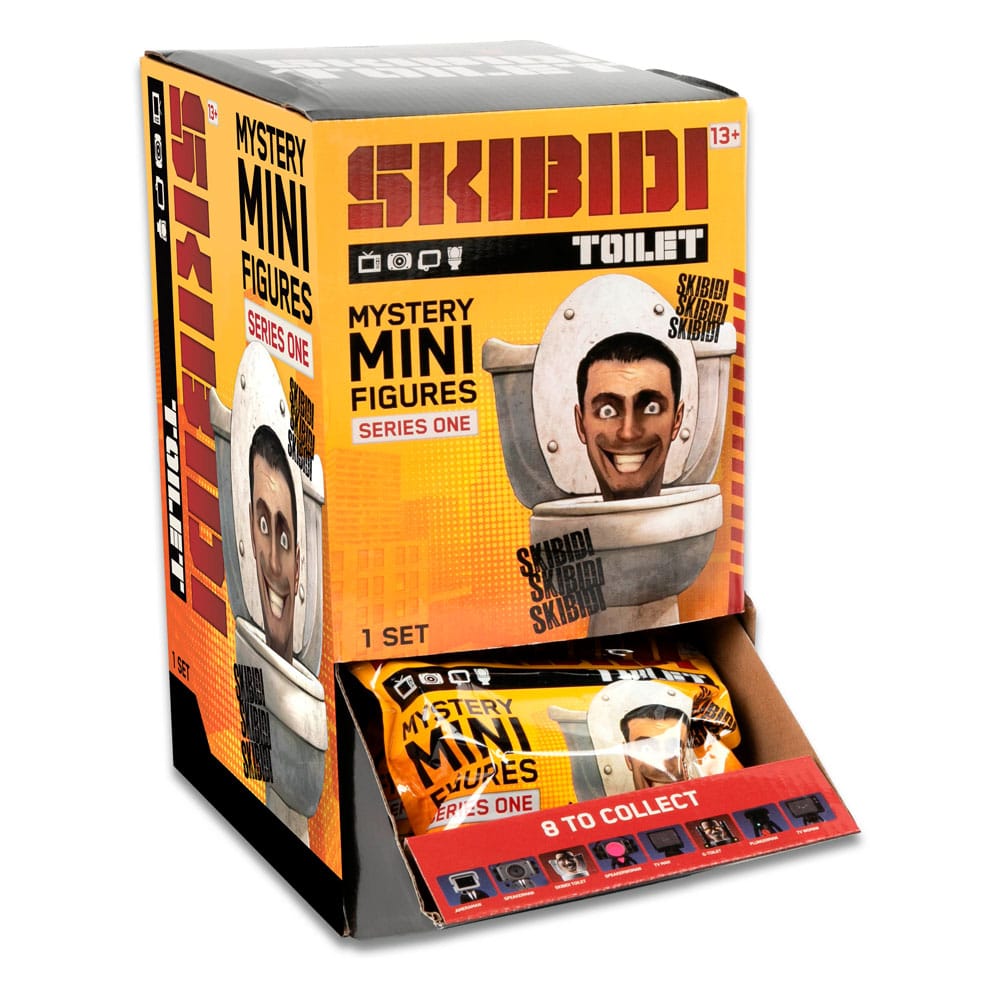 Skibidi Toilet Minifiguren 6 cm Series 1 Display (24)