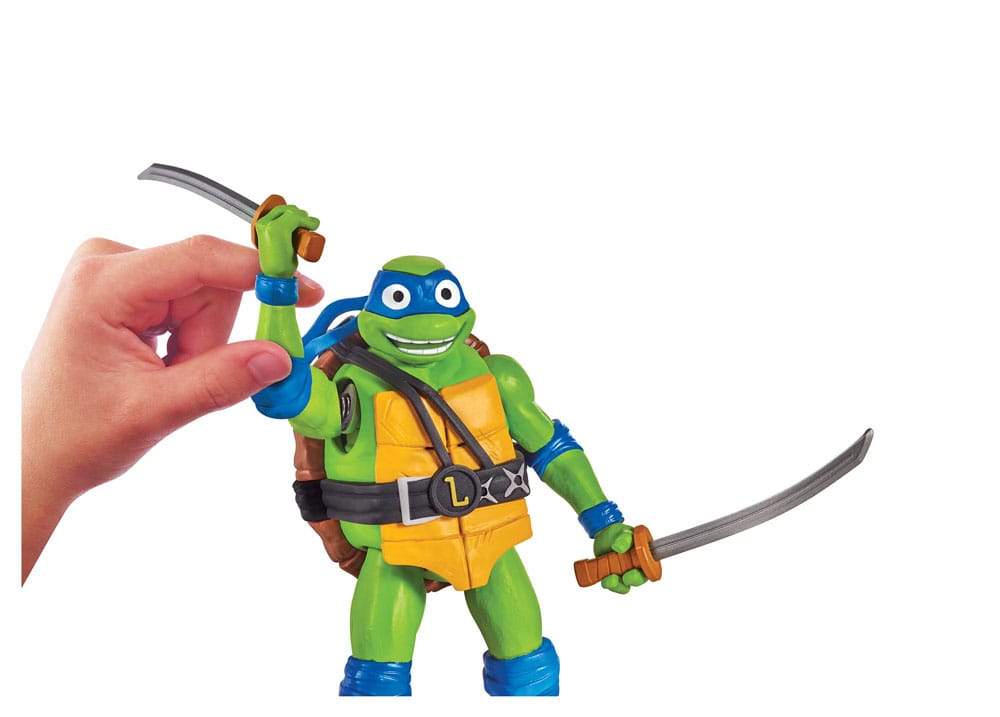 Teenage Mutant Ninja Turtles: Mutant Mayhem Ninja Shouts Action Figur Leonardo 14 cm