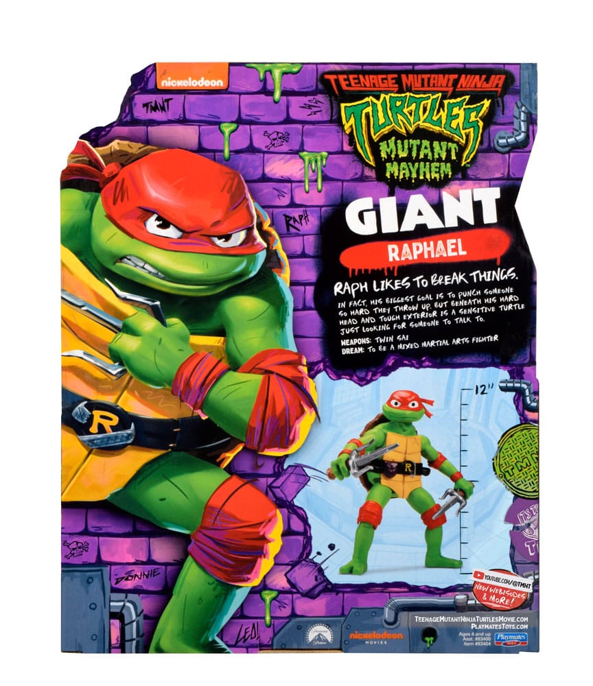 Teenage Mutant Ninja Turtles: Mutant Mayhem Action Figur Giant Raphael 30 cm