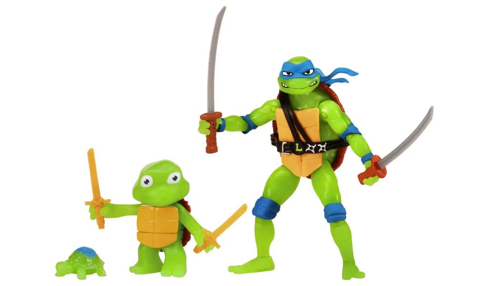 Teenage Mutant Ninja Turtles: Mutant Mayhem Actionfiguren 3er-Pack Leonardo Evolution 10 cm