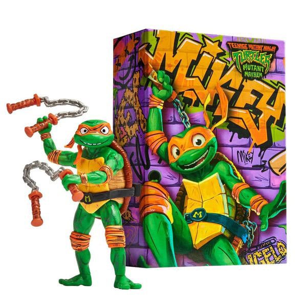 Teenage Mutant Ninja Turtles: Mutant Mayhem Action Figur Comic Con Michelangelo 18 cm