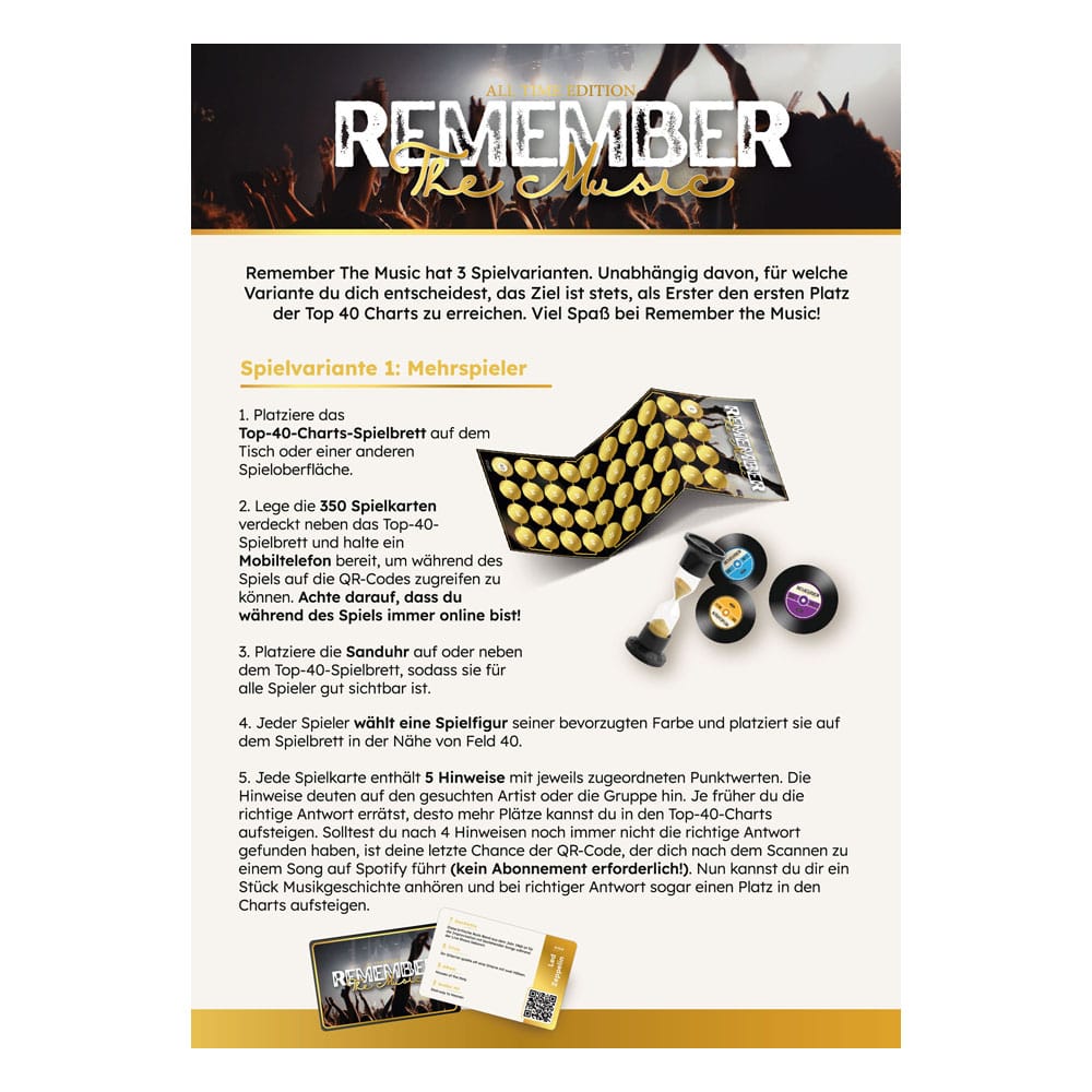 Remember The Music Brettspiel *Deutsche Version*