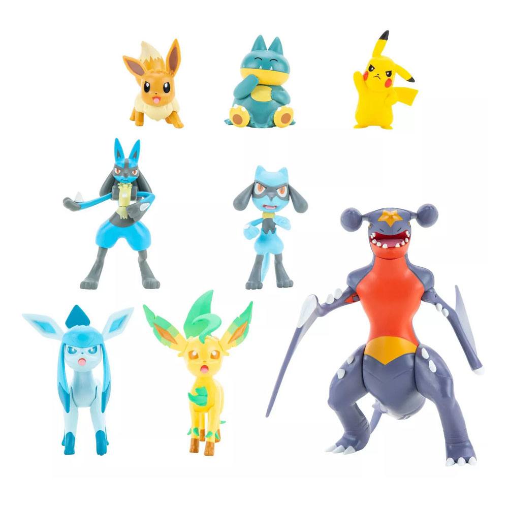 Pokémon Battle Minifiguren 8er-Pack Sinnoh Region 5-11 cm