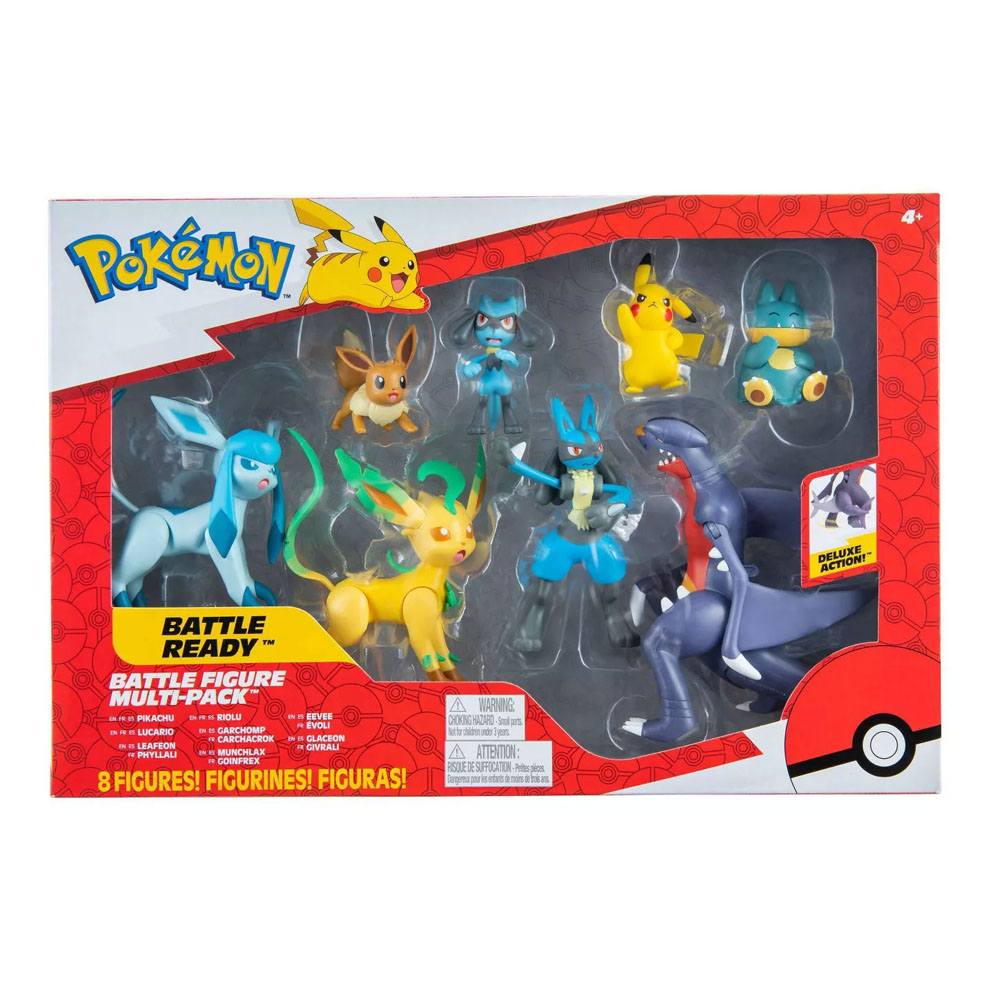 Pokémon Battle Minifiguren 8er-Pack Sinnoh Region 5-11 cm