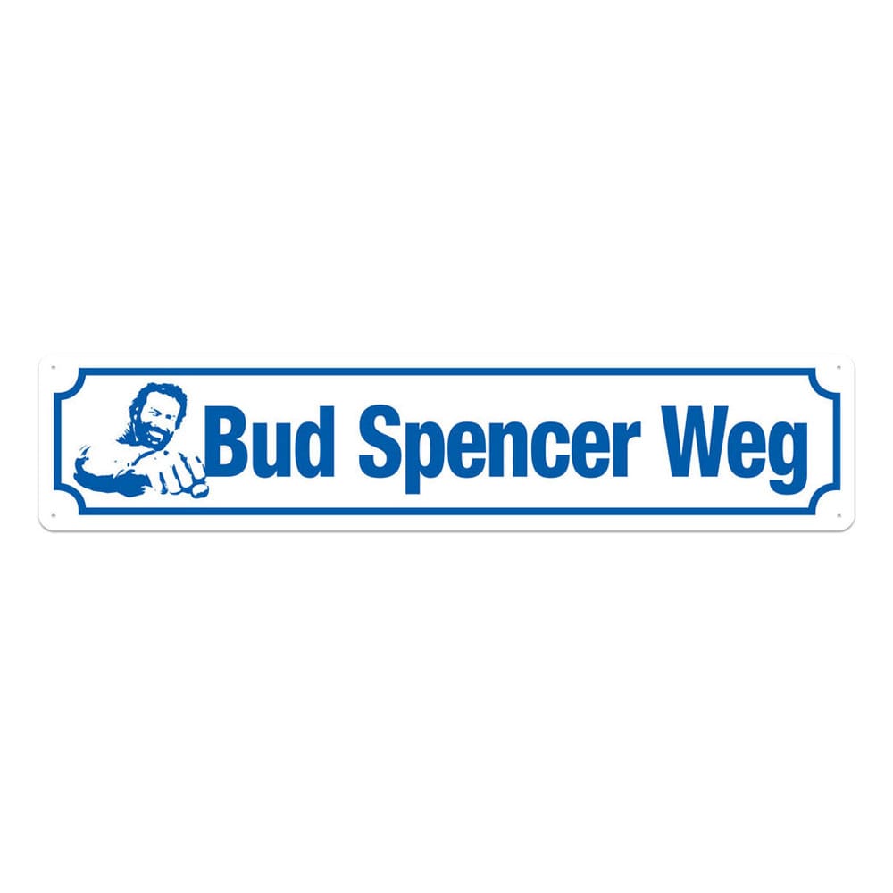Bud Spencer Blechschild Bud Spencer Weg 46 x 10 cm