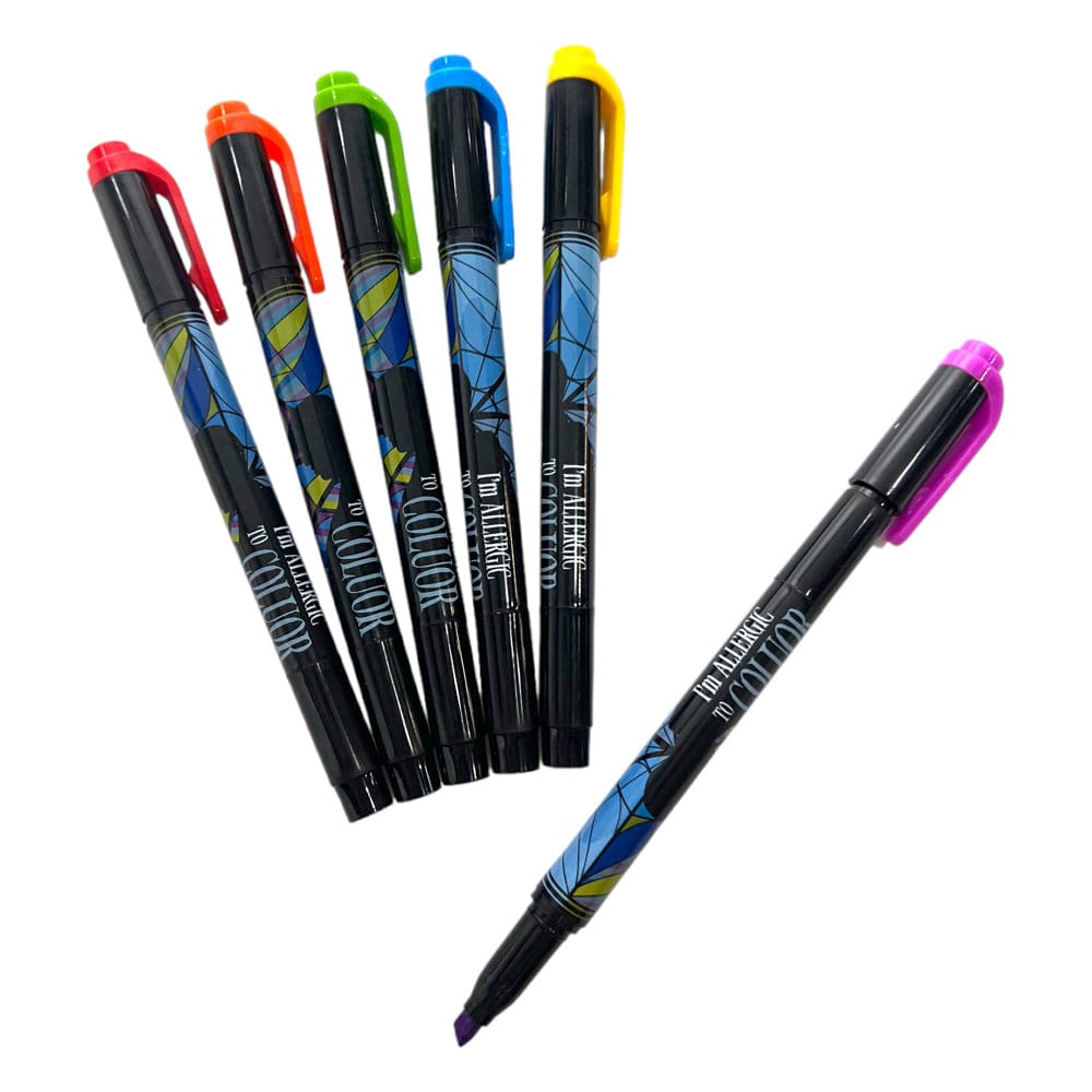 Wednesday Textmarker 6-er Pack