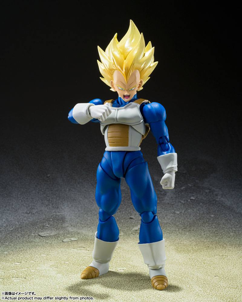 Dragon Ball Z S.H. Figuarts Actionfigur Super Saiyan Vegeta (Awakened Super Saiyan Blood) 14 cm