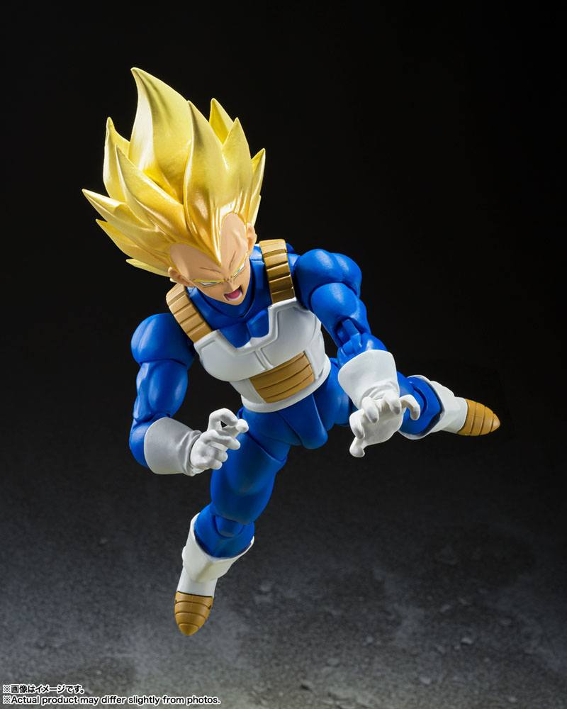 Dragon Ball Z S.H. Figuarts Actionfigur Super Saiyan Vegeta (Awakened Super Saiyan Blood) 14 cm