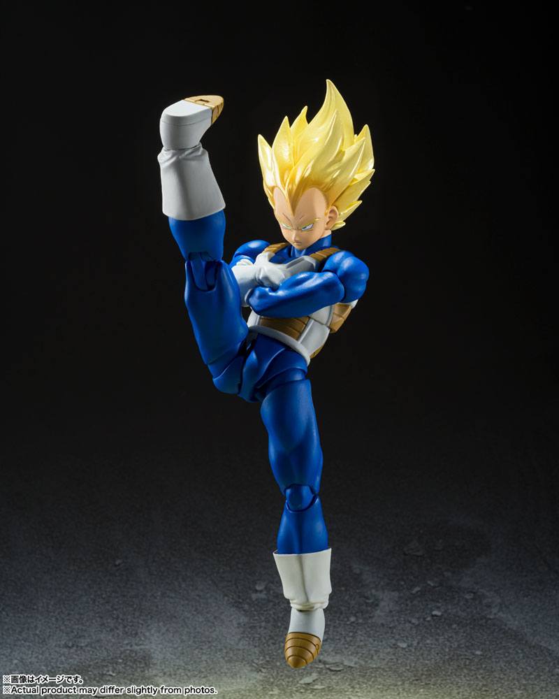 Dragon Ball Z S.H. Figuarts Actionfigur Super Saiyan Vegeta (Awakened Super Saiyan Blood) 14 cm