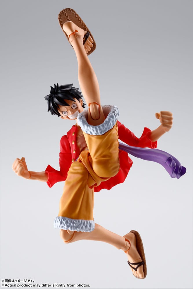 One Piece S.H. Figuarts Actionfigur Monkey D. Ruffy (The Raid on Onigashima) 14 cm