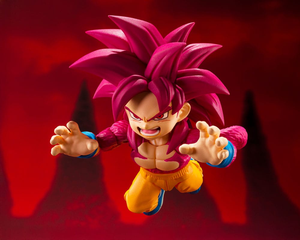 Dragon Ball Daima S.H.Figuarts Actionfigur Super Saiyan Level 4 Son Goku (mini) 8 cm