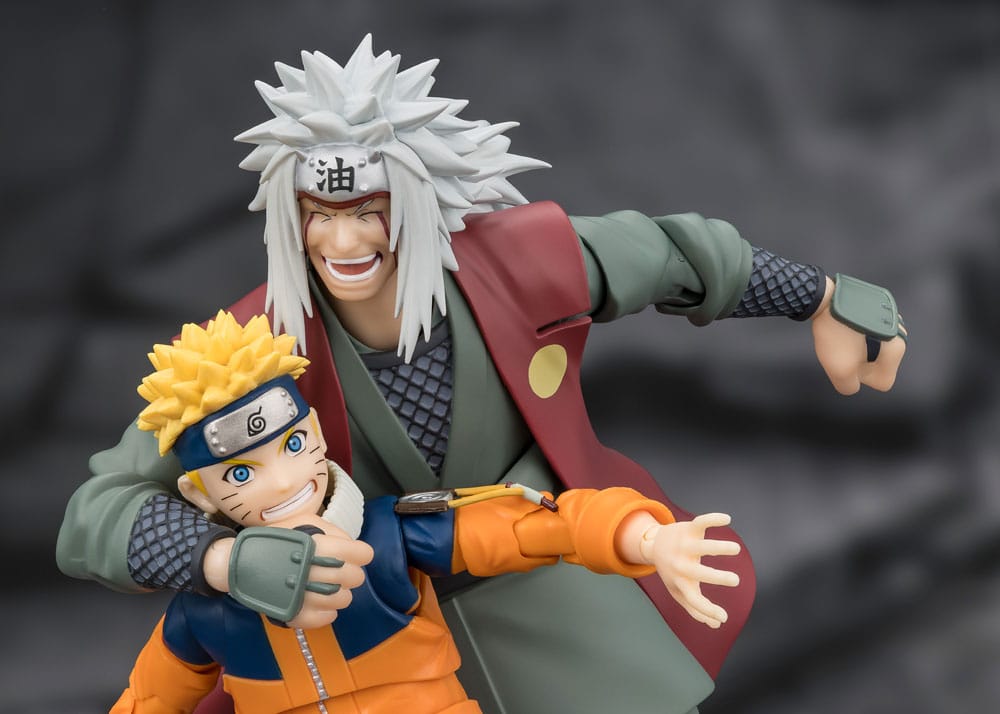 Naruto S.H.Figuarts Actionfigur Jiraiya Hidden Leaf Heroic Master Sage (Sage Mode Set) 17 cm