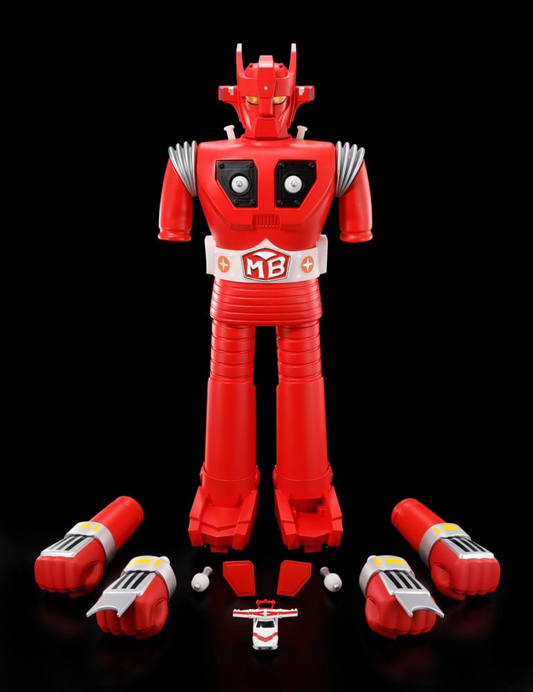 Super Robot Mach Baron Jumbo Machineder Actionfigur Machbaron 60 cm